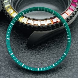 Mod Watch Copper Chapter Ring with NH35 Case Replacement Hard Plastic/Polished Inner Ring Size 30.3 * 27.3mm Watch Accessories