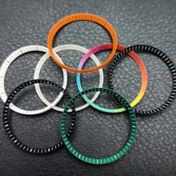 Mod Watch Copper Chapter Ring with NH35 Case Replacement Hard Plastic/Polished Inner Ring Size 30.3 * 27.3mm Watch Accessories