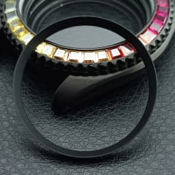 Mod Watch Copper Chapter Ring with NH35 Case Replacement Hard Plastic/Polished Inner Ring Size 30.3 * 27.3mm Watch Accessories