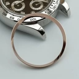 Mod Watch Copper Chapter Ring with NH35 Case Replacement Hard Plastic/Polished Inner Ring Size 30.3 * 27.3mm Watch Accessories