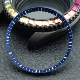 Mod Watch Copper Chapter Ring with NH35 Case Replacement Hard Plastic/Polished Inner Ring Size 30.3 * 27.3mm Watch Accessories