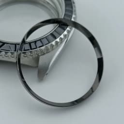 Mod Watch Copper Chapter Ring with NH35 Case Replacement Hard Plastic/Polished Inner Ring Size 30.3 * 27.3mm Watch Accessories