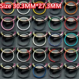 Mod Watch Copper Chapter Ring with NH35 Case Replacement Hard Plastic/Polished Inner Ring Size 30.3 * 27.3mm Watch Accessories