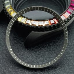 Mod Watch Copper Chapter Ring with NH35 Case Replacement Hard Plastic/Polished Inner Ring Size 30.3 * 27.3mm Watch Accessories