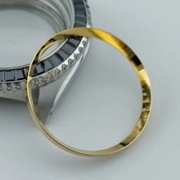 Mod Watch Copper Chapter Ring with NH35 Case Replacement Hard Plastic/Polished Inner Ring Size 30.3 * 27.3mm Watch Accessories