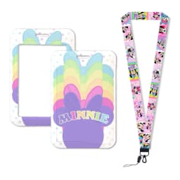 Mickey Mouse Lanyards Keychain Animated Cute Badge Holder ID Credit Card Pass Hang Rope Lanyard for Keys Accessories Gifts