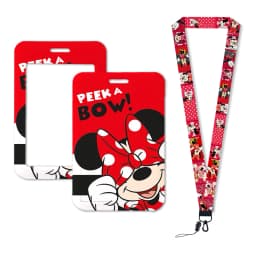 Mickey Mouse Lanyards Keychain Animated Cute Badge Holder ID Credit Card Pass Hang Rope Lanyard for Keys Accessories Gifts