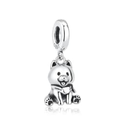 Original 925 Sterling Silver Charms Love Pets Dog Cat Paw Print Pendant Beads Fit Brand Bracelets Necklaces Women DIY Jewelry