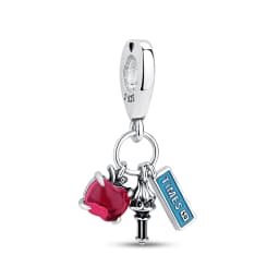 Original 925 Sterling Silver Charms Camera Suitcase London Bus Pendant Beads Fit Bracelets Necklaces Jewelry For Women