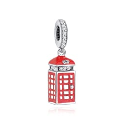 Original 925 Sterling Silver Charms Camera Suitcase London Bus Pendant Beads Fit Bracelets Necklaces Jewelry For Women
