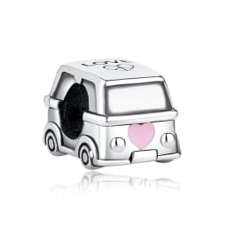 Original 925 Sterling Silver Charms Camera Suitcase London Bus Pendant Beads Fit Bracelets Necklaces Jewelry For Women