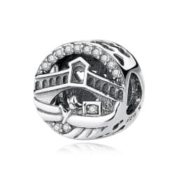 Original 925 Sterling Silver Charms Camera Suitcase London Bus Pendant Beads Fit Bracelets Necklaces Jewelry For Women