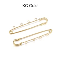 5/10pcs Safety Pins Brooch Blank Base Brooch Pins 50/80/90mm Pins 3/5 Rings Jewelry Pin for Jewelry Making Supplies Accessories