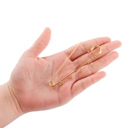 5/10pcs Safety Pins Brooch Blank Base Brooch Pins 50/80/90mm Pins 3/5 Rings Jewelry Pin for Jewelry Making Supplies Accessories