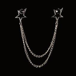 New Fashion Bird Brooch Star Crystal Tassel Chain Lapel Pin Suit Shirt Fashion Clothing Brooches for Women Men Accessories