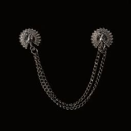 New Fashion Bird Brooch Star Crystal Tassel Chain Lapel Pin Suit Shirt Fashion Clothing Brooches for Women Men Accessories
