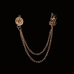 New Fashion Bird Brooch Star Crystal Tassel Chain Lapel Pin Suit Shirt Fashion Clothing Brooches for Women Men Accessories
