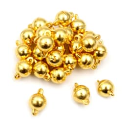 5 Sets Love Heart Round Shaped Magnetic Connected Clasps Beads Charms End Caps for DIY Couple Bracelet Necklace Making