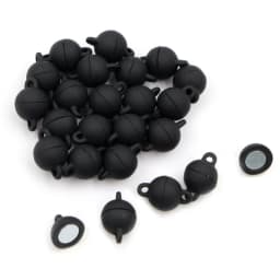 5 Sets Love Heart Round Shaped Magnetic Connected Clasps Beads Charms End Caps for DIY Couple Bracelet Necklace Making
