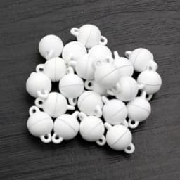 5 Sets Love Heart Round Shaped Magnetic Connected Clasps Beads Charms End Caps for DIY Couple Bracelet Necklace Making