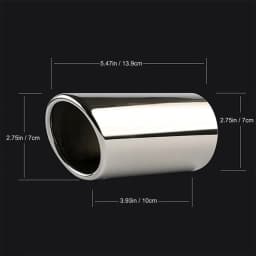Stainless Steel Car Exhaust Muffler TailPipes For New Sagitar New Lavida, New Bora Golf Tiguan Scirocco 1.4T Special TailPipes