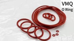 10Pcs Food Grade VMQ O Ring Gasket CS 3mm OD 9 ~ 150mm Waterproof Washer Round O Shape Rubber Silicone Ring Red