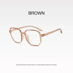 2021 New Anti-blue Myopia Glasses Women&Men Big Oversized Glasses Frame Nearsighted Prescription Glasses -1.0,-1.5,-2.0 To -6.0