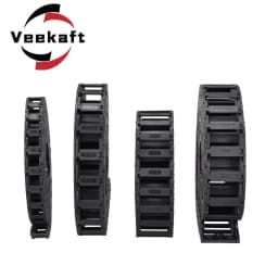 open Drag Chain bridge type 7x7 10x10 10x15 10x20 15x20 18x18 L1m Cable Carrier with Ends for CNC 3D printer Voron Trident 2.4