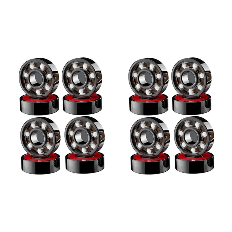 16 Pcs Ceramic Bearings High Speed Wear Resistant For Skate Skateboard Wheel