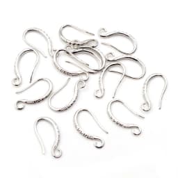 20pcs 19x10mm Rhodium Silver Gold Plated Earring Findings Earrings Clasps Hooks Fittings DIY Jewelry Making Accessories Earwire