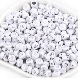 100pcs/lot Acrylic Silver Color Letter Beads Charms A-Z DIY Loose Beads Initial Alphabe Letter Beads Fit Women Bracelet Making
