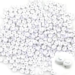 100pcs/lot Acrylic Silver Color Letter Beads Charms A-Z DIY Loose Beads Initial Alphabe Letter Beads Fit Women Bracelet Making