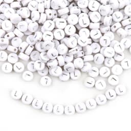 100pcs/lot Acrylic Silver Color Letter Beads Charms A-Z DIY Loose Beads Initial Alphabe Letter Beads Fit Women Bracelet Making