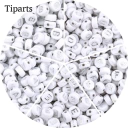 100pcs/lot Acrylic Silver Color Letter Beads Charms A-Z DIY Loose Beads Initial Alphabe Letter Beads Fit Women Bracelet Making