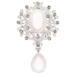 NEW 26 * 46mm 10Pcs Crystal Rhinestone Brooch Accessories DIY Wedding Invitation Card Wine Glass Gift Box Creative Decoration