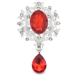 NEW 26 * 46mm 10Pcs Crystal Rhinestone Brooch Accessories DIY Wedding Invitation Card Wine Glass Gift Box Creative Decoration