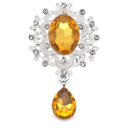 NEW 26 * 46mm 10Pcs Crystal Rhinestone Brooch Accessories DIY Wedding Invitation Card Wine Glass Gift Box Creative Decoration