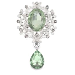 NEW 26 * 46mm 10Pcs Crystal Rhinestone Brooch Accessories DIY Wedding Invitation Card Wine Glass Gift Box Creative Decoration