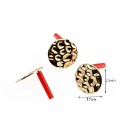 10Pcs DIY Earrings Setting Matt Golden Square Hollow Star Stud Earrings Connectors Earrings Base for Jewelry Making Accessories