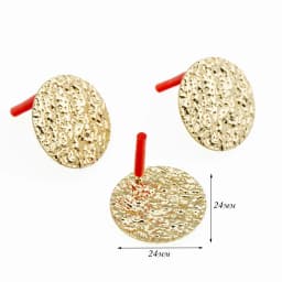 10Pcs DIY Earrings Setting Matt Golden Square Hollow Star Stud Earrings Connectors Earrings Base for Jewelry Making Accessories