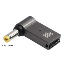 ​100W USB Type C Fast Charging Adapter Plug Connector Universal USB C Laptop Charger Converter for Dell Asus Hp Acer Lenovo