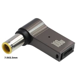 ​100W USB Type C Fast Charging Adapter Plug Connector Universal USB C Laptop Charger Converter for Dell Asus Hp Acer Lenovo