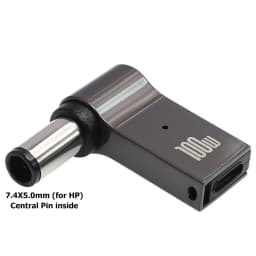​100W USB Type C Fast Charging Adapter Plug Connector Universal USB C Laptop Charger Converter for Dell Asus Hp Acer Lenovo