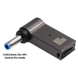 ​100W USB Type C Fast Charging Adapter Plug Connector Universal USB C Laptop Charger Converter for Dell Asus Hp Acer Lenovo