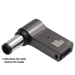 ​100W USB Type C Fast Charging Adapter Plug Connector Universal USB C Laptop Charger Converter for Dell Asus Hp Acer Lenovo