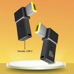 ​100W USB Type C Fast Charging Adapter Plug Connector Universal USB C Laptop Charger Converter for Dell Asus Hp Acer Lenovo