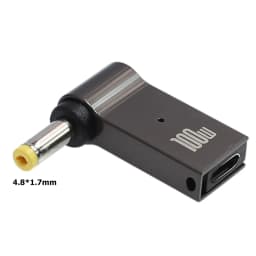 ​100W USB Type C Fast Charging Adapter Plug Connector Universal USB C Laptop Charger Converter for Dell Asus Hp Acer Lenovo