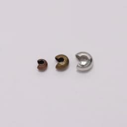 50-100pcs/lot Copper Round Covers Crimp End Beads Dia 3 4 5 mm Stopper Spacer Beads For DIY Jewelry Making Findings Supplies