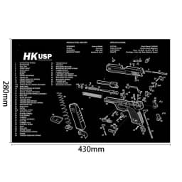 AR15 AK47 Gun Cleaning Rubber Mat Mouse Pad for Pistol GEN5 Glock 17 19 1911 Beretta 92 P320 CZ 75 CZ SHADOW 2 HK USP accesories