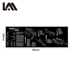 AR15 AK47 Gun Cleaning Rubber Mat Mouse Pad for Pistol GEN5 Glock 17 19 1911 Beretta 92 P320 CZ 75 CZ SHADOW 2 HK USP accesories